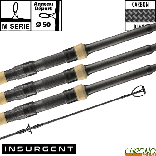 Canne Sonik Insurgent 50mm 9' 3.25lbs Full Cork (les 3) 1 Canne Sonik Insurgent 50mm 9' 3.25lbs Full Cork (les 3)