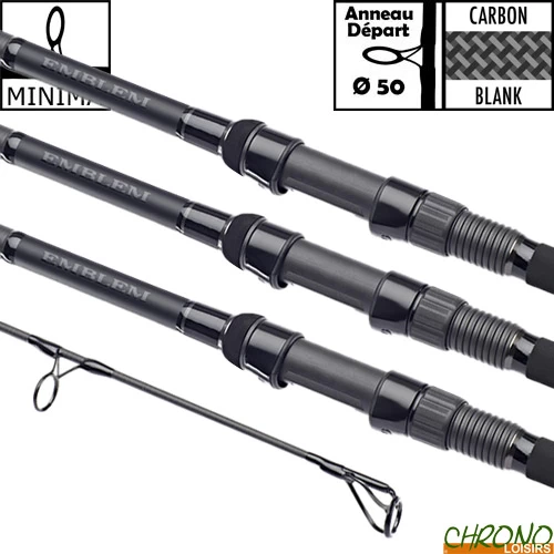 Canne Daiwa New Emblem Carp 50mm 12' 3.5lbs (les 3) 1 Canne Daiwa New Emblem Carp 50mm 12' 3.5lbs (les 3)