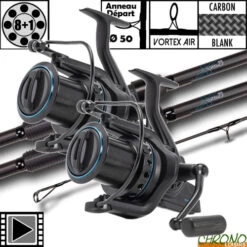 Ensemble Nash X350 50mm 13' 3.5lbs LR10000 (les 2)