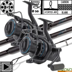 Ensemble Nash X325 50mm 12' 3.25lbs LR8000 (les 2)