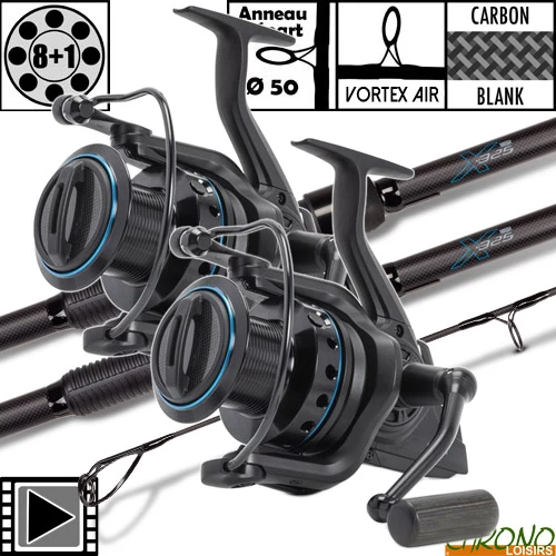 Ensemble Nash X325 50mm 12' 3.25lbs LR8000 (les 2) 1 Ensemble Nash X325 50mm 12' 3.25lbs LR8000 (les 2)