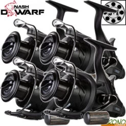 Moulinet Nash Débrayable Dwarf 6000 (les 4)