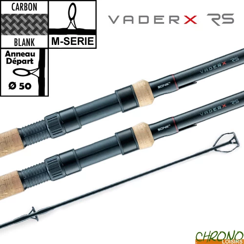 Canne Sonik VaderX 50mm 12' 3.5lbs Full Cork (les 2) 1 Canne Sonik VaderX 50mm 12' 3.5lbs Full Cork (les 2)
