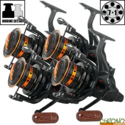 Moulinet Carp Design Débrayable GFR9000 Black & Orange (les 4)