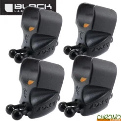 Clip Ligne Fox Black Label Ajustable Rod Clip (par 4)