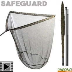 Epuisette Avid Carp Safeguard Landing Net 42" Manche 2 Parties