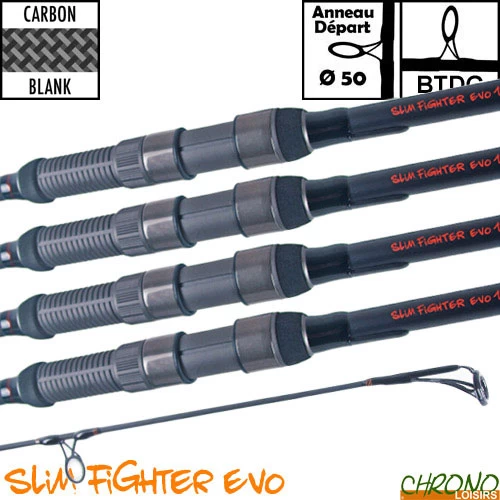 Canne Carp Design Slim Fighter Evo 50mm 13' 3.5lbs (les 4) 1 Canne Carp Design Slim Fighter Evo 50mm 13' 3.5lbs (les 4)