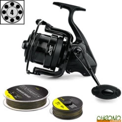 Moulinet Avid Carp XR Spod Marker + Tresse Marker + Shock