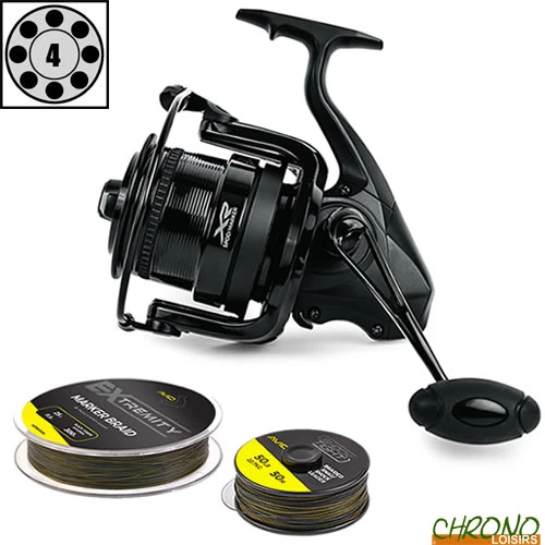 Moulinet Avid Carp XR Spod Marker + Tresse Marker + Shock 1 Moulinet Avid Carp XR Spod Marker + Tresse Marker + Shock