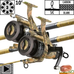 Ensemble Prowess Nightfall Camou 10' 3lbs Kamrunner 6003 (les 2)