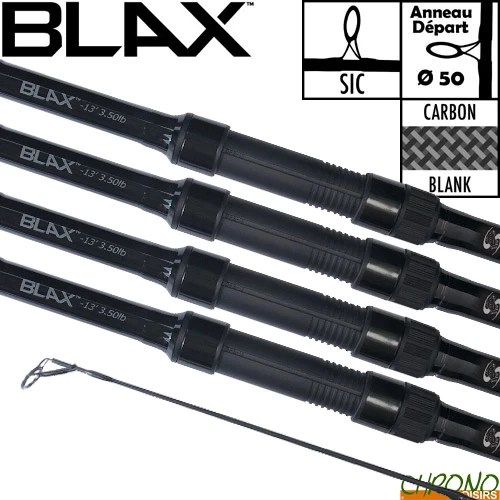 Canne Carp Spirit Blax 50mm 13' 3.5lbs (les 4) 1 Canne Carp Spirit Blax 50mm 13' 3.5lbs (les 4)