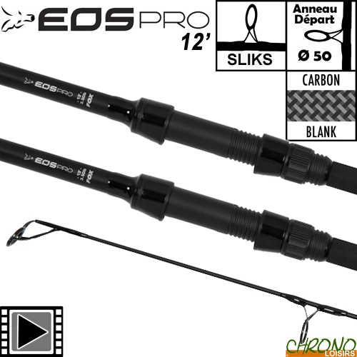 Canne Fox EOS Pro 50mm 12' 3.5lbs (les 2) 1 Canne Fox EOS Pro 50mm 12' 3.5lbs (les 2)