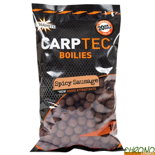 Bouillettes Dynamite Baits Carptec Spicy Sausage 20mm 1kg 1 Bouillettes Dynamite Baits Carptec Spicy Sausage 20mm 1kg