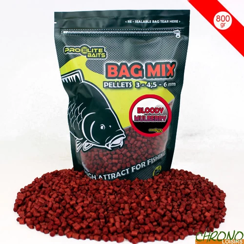 Pellets Pro Elite Baits Bloody Mulberry Mixed 800g 1 Pellets Pro Elite Baits Bloody Mulberry Mixed 800g