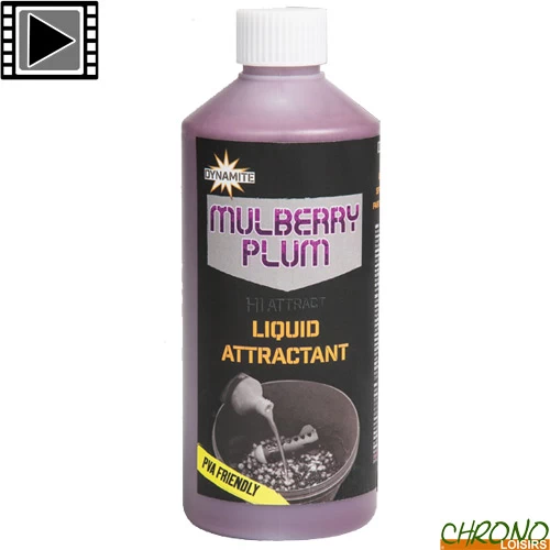 Attractant Dynamite Baits Mulberry Plum 500ml 1 Attractant Dynamite Baits Mulberry Plum 500ml