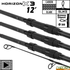 Canne Fox Horizon X3 50mm 12' 3lbs (les 3)