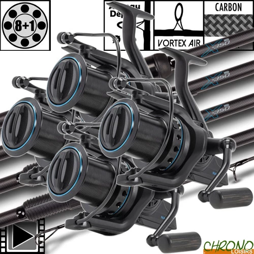 Ensemble Nash X350 50mm 13' 3.5lbs LR10000 (les 4) 1 Ensemble Nash X350 50mm 13' 3.5lbs LR10000 (les 4)