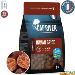 Bouillettes Cap River Indian Spice 15mm 1kg