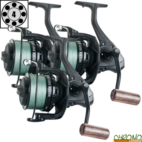 Moulinet Prowess Insedia 8004 + Tresse (les 3) 1 Moulinet Prowess Insedia 8004 + Tresse (les 3)