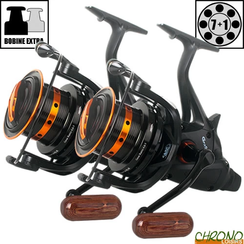 Moulinet Carp Design Débrayable GFR9000 Black & Orange (les 2) 1 Moulinet Carp Design Débrayable GFR9000 Black & Orange (les 2)
