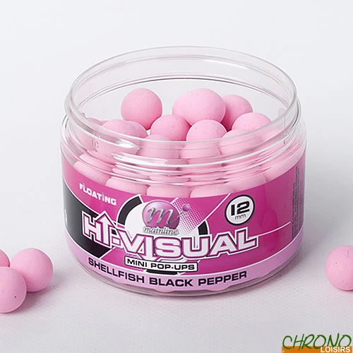 Pop Ups Mainline Washed Out Pink - Shellfish Black Pepper 12mm 150ml 1 Pop Ups Mainline Washed Out Pink - Shellfish Black Pepper 12mm 150ml