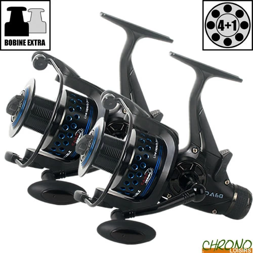 Moulinet Carp Design Débrayable DA60 Grey & Blue (les 2) 1 Moulinet Carp Design Débrayable DA60 Grey & Blue (les 2)