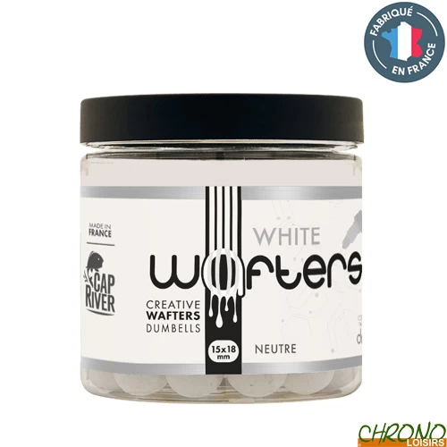 Dumbells Equilibrées Cap River Creative Wafter White 15x18mm 100g (Neutre) 1 Dumbells Equilibrées Cap River Creative Wafter White 15x18mm 100g (Neutre)