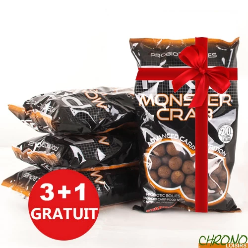 Bouillettes Starbaits Probiotic Monster Crab 20mm 1kg (x3) 1 Bouillettes Starbaits Probiotic Monster Crab 20mm 1kg (x3)