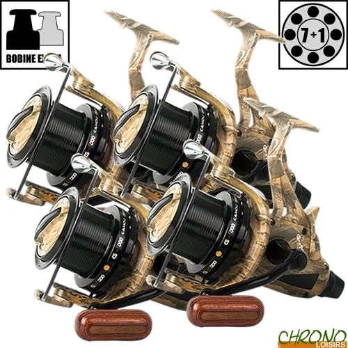 Moulinet Carp Design Débrayable GFR9000 Camou (les 4) 1 Moulinet Carp Design Débrayable GFR9000 Camou (les 4)