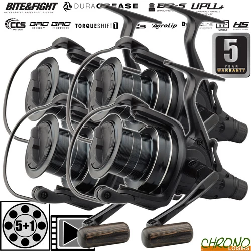 Moulinet Prologic Débrayable Fulcrum XD 7000 BF (les 4) 1 Moulinet Prologic Débrayable Fulcrum XD 7000 BF (les 4)