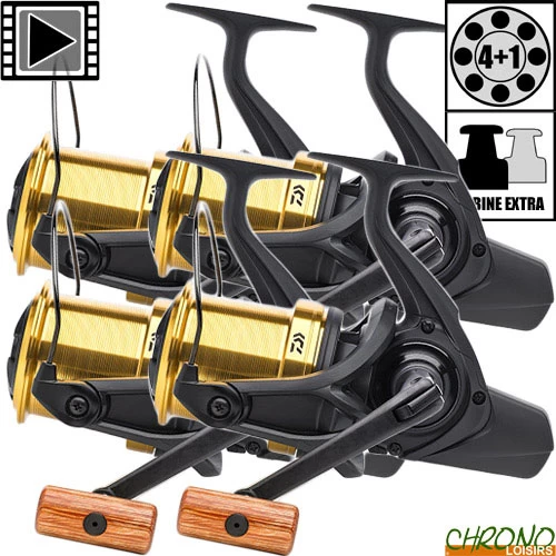Moulinet Daiwa Emblem Carp 45 SCW Gold (les 4) 1 Moulinet Daiwa Emblem Carp 45 SCW Gold (les 4)