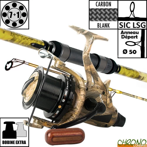 Ensemble Carp Design Slim Fighter Camo 13' 3.5lbs GFR9000 1 Ensemble Carp Design Slim Fighter Camo 13' 3.5lbs GFR9000