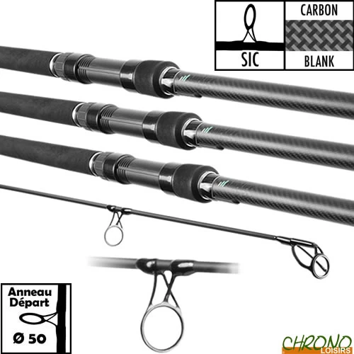 Canne Avid Carp Amplify 13' 3-5Oz (les 3) 1 Canne Avid Carp Amplify 13' 3-5Oz (les 3)