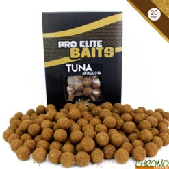 Bouillettes Pro Elite Baits Gold Tuna Spirulina 20mm 1kg