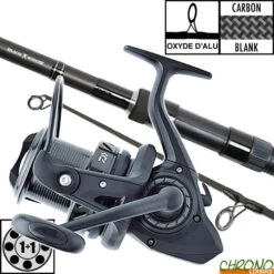 Ensemble Daiwa Black Widow 10' 3lbs