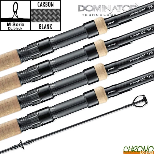 Canne Sonik DominatorX RS 10' 3lbs Full Cork (les 4) 1 Canne Sonik DominatorX RS 10' 3lbs Full Cork (les 4)